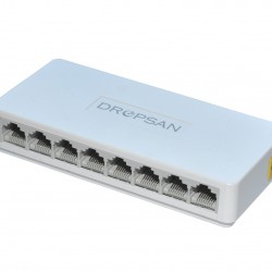 DROPSAN 8 Port 10/100/1000 Gigabit Network Switch (Plastik Kasa)