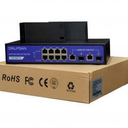 DROPSAN 8POE*1000Mbps+2*1000Mbps+2*SFP POE Switch DROPSAN 8POE*1000Mbps+2*1000Mbps+2*SFP POE Switch