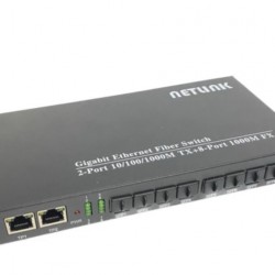 Netlink NTL8SFP2G 8 Sfp Port+2 RJ45 100/1000 Fiber Switch Netlink NTL8SFP2G 8 Sfp Port+2 RJ45 100/1000 Fiber Switch