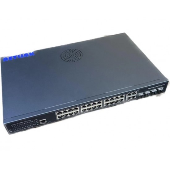 Netlink NTL24GM4SFPAF POEG4S 24 Port 10/100/1000+4*1000 Combo+4sfp L2 Managed Poe Switch 400W