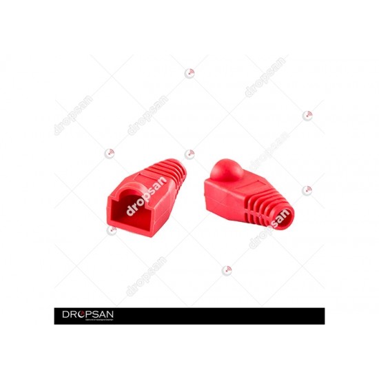 S-link SL-RJ40 RJ45 25 Li Paket Kırmızı Jack Kılıfı