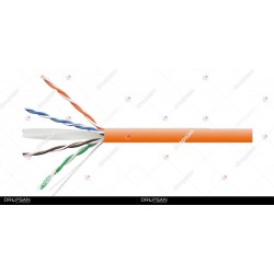NETLİNK CAT6 UTP 23AWG, LSZH KABLO 500M, Turuncu