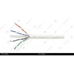 NETLİNK CAT6 UTP 23AWG, LSZH KABLO 500M, Beyaz NETLİNK CAT6 UTP 23AWG, LSZH KABLO 500M, Beyaz