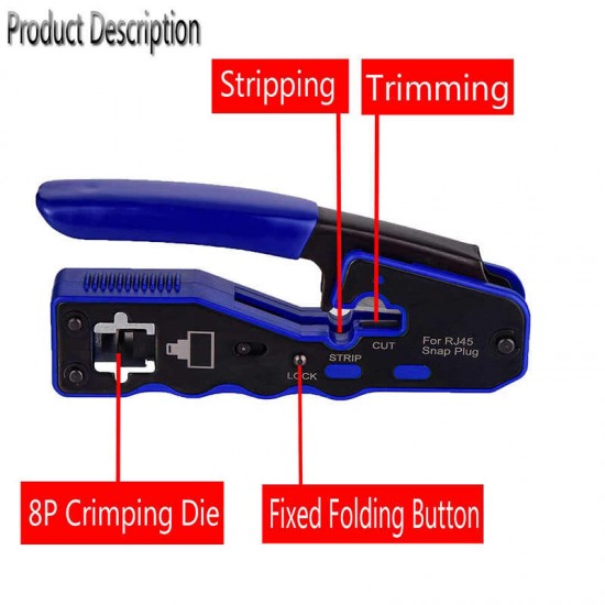 Dropsan DRP-3524Z EZ RJ45 Çakma Pensesi