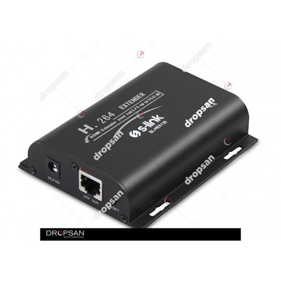 S-Link SL-HEX135 HDMI Extender Uzatıcı CAT6 H.264 150m Receiver Alıcı