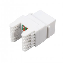 Netlink Cat6 Keystone Jack 180 Derece (Beyaz)