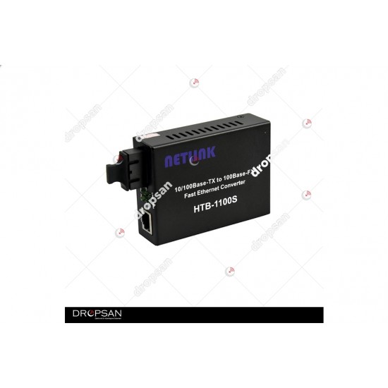 Netlink 10/100Mbps Single Mode Duplex Fiber Media Converter