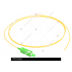 Simplex SC/APC 9/125 OS2 Single Mode Fiber Optik Pigtail - 1 Metre Simplex SC/APC 9/125 OS2 Single Mode Fiber Optik Pigtail - 1 Metre
