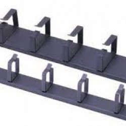 1U 19" Kablo Organizeri - metal - 5 halkalı 1U 19" Kablo Organizeri - metal - 5 halkalı
